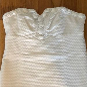 Lilly Pulitzer Strapless Beaded Dress